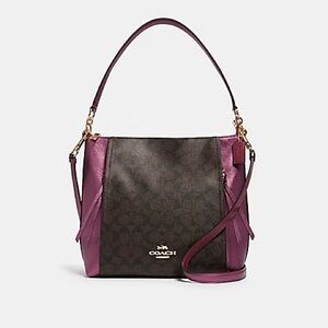 COACH MARLON HOBO IN SIGNATURE CANVAS